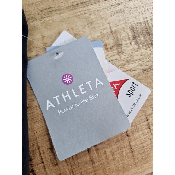 Athleta Metro Ankle Pant Women's Size S NWT Black Athlesure Fitness UPF 50 - Picture 7 of 9